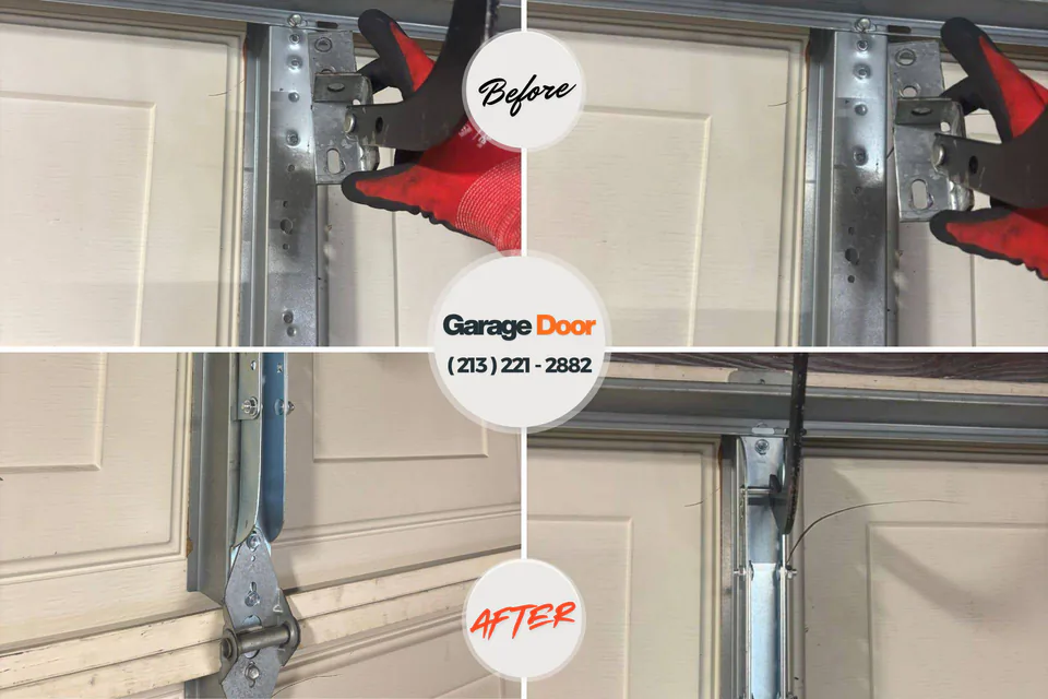 Before and after: garage door company Waterville, MN